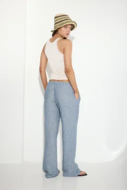 Pantalón flavia lino de Audaz en Pantalones para argentina