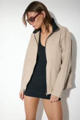Campera denim combinada sharon de Audaz en Chaquetas para argentina