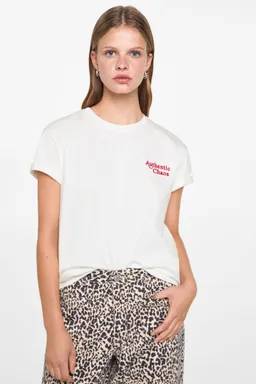 Remera algodón bordada de Mango Teen en Remeras para argentina