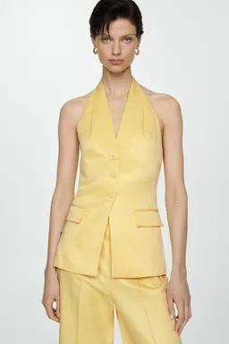 Chaleco halter con botones de Mango en Chalecos para argentina