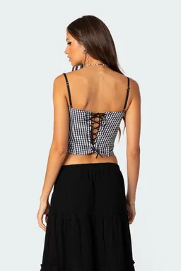 Corset con copa cordones de Edikted en Tops para argentina