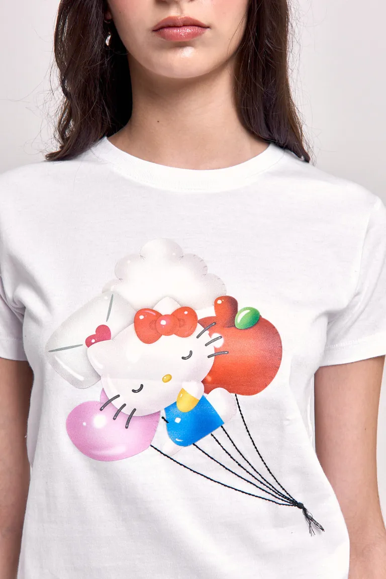 Remera de manga corta con estampa frontal de personaje y calce relajado de 47 Street en Remeras para argentina