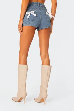Short denim lavado lazo de Edikted en Shorts para argentina