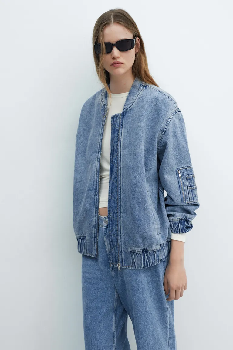 Chaqueta bomber vaquera de Mango en Chaquetas para argentina