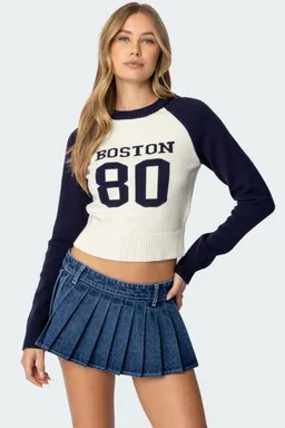 Sweater raglán boston babe de Edikted en Buzos y Sweaters para argentina