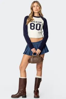 Sweater raglán boston babe de Edikted en Buzos y Sweaters para argentina