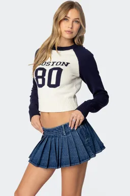 Sweater raglán boston babe de Edikted en Buzos y Sweaters para argentina