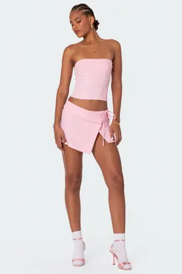 Corset ajustable con cordones de Edikted en Tops para argentina