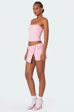 Corset ajustable con cordones de Edikted en Tops para argentina