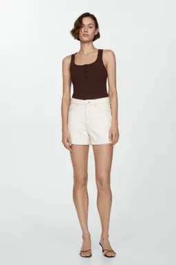 Shorts jean tiro alto de Mango en Shorts para argentina