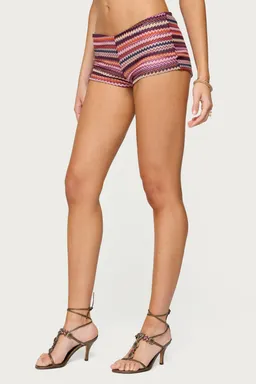 Shorts rayas zigzag de Edikted en Shorts para argentina
