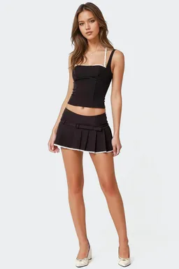 Mini faldashort plisada lesly de Edikted en Faldas para argentina