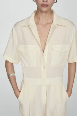 Mono camisero lyocell de Mango en Monos para argentina