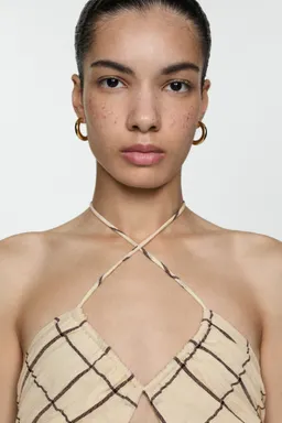Vestido estampado con breteles de Mango en Vestidos para argentina