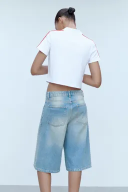 Polo algodón rayas contraste de Mango en Remeras para argentina