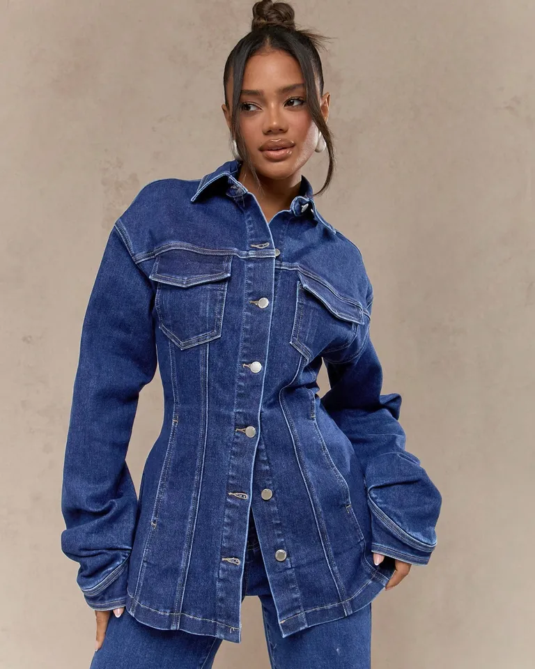 Chaqueta camionero larga oversize de Missguided en Chaquetas para argentina
