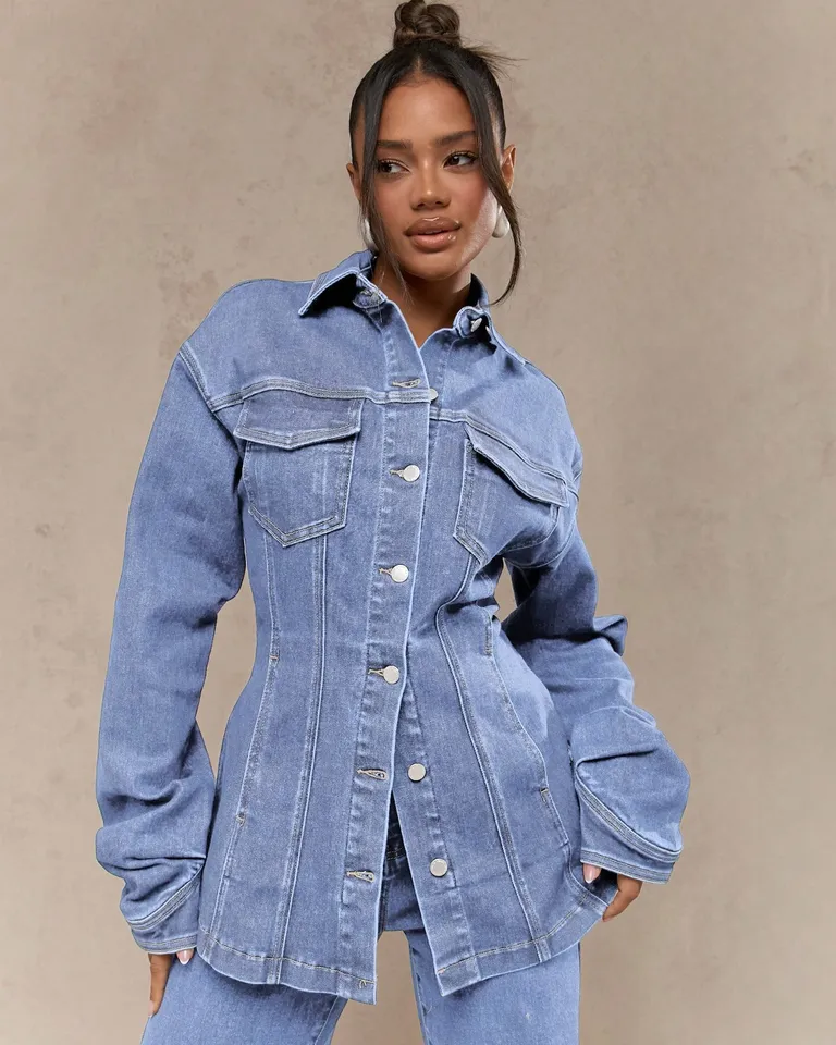 Chaqueta camionero larga oversize de Missguided en Chaquetas para argentina