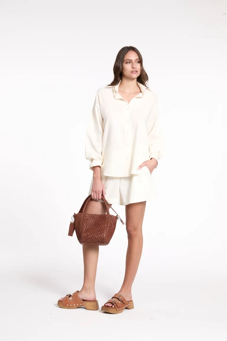 Short de silueta relajada con detalles en cintura de Justaosadia en Shorts para argentina