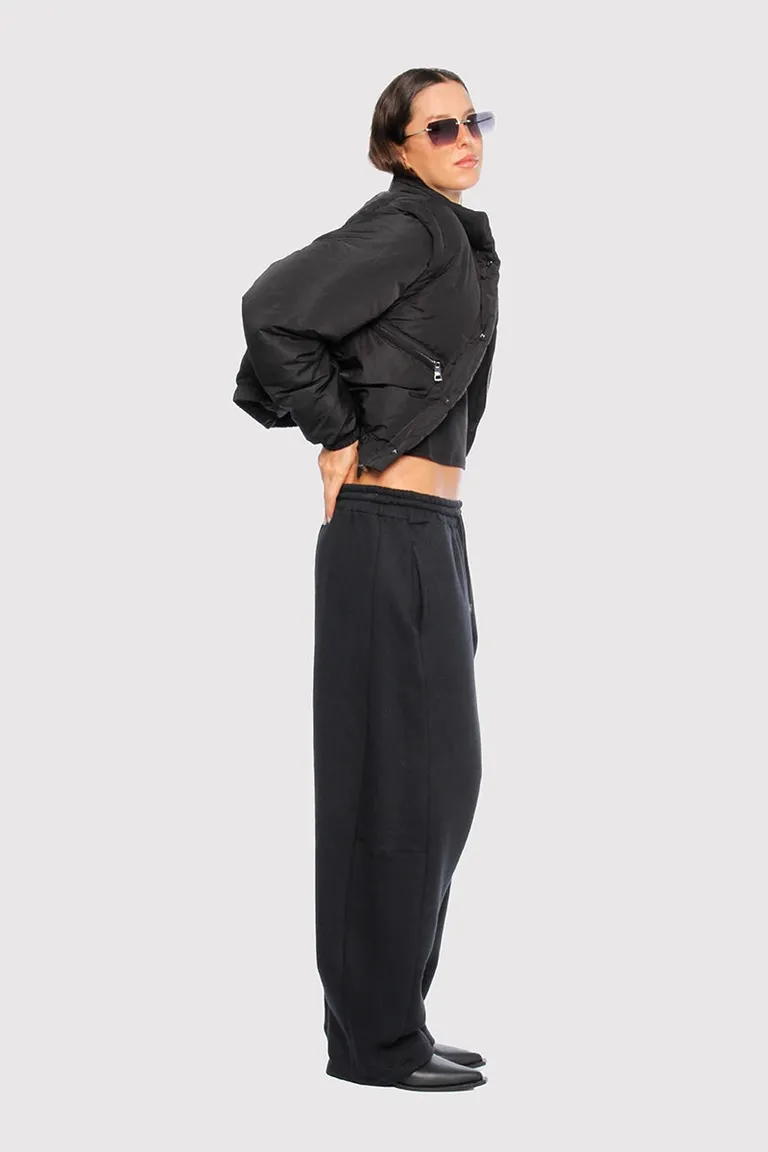 Campera inflable corta con mangas desmontables y bolsillos frontales con cierre de Sofia Sarkany en Chaquetas para argentina