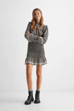 Falda fruncida estampada de Mango Teen en Faldas para argentina