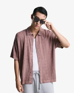 Camisa manga corta calada de Bershka en Camisas para argentina