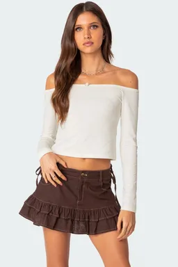 Top rosanne con hombros descubiertos de Edikted en Tops para argentina