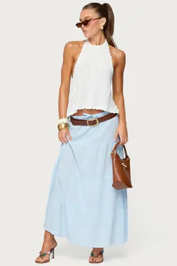 Top halter crochet espalda descubierta de Edikted en Tops para argentina