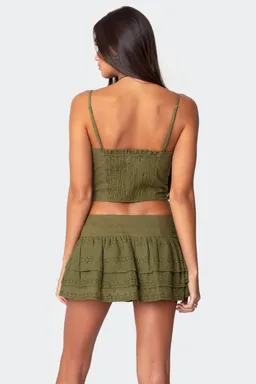 Musculosa tipo lino texturada de Edikted en Tops para argentina