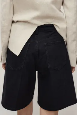 Bermudas vaqueras tiro alto de Mango en Shorts para argentina