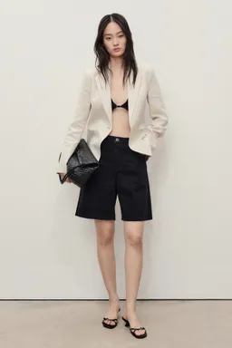 Bermudas vaqueras tiro alto de Mango en Shorts para argentina