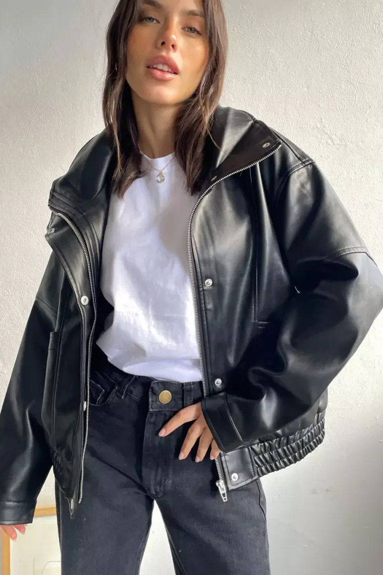 Campera Eco Cuero de Dasom en Chaquetas para argentina