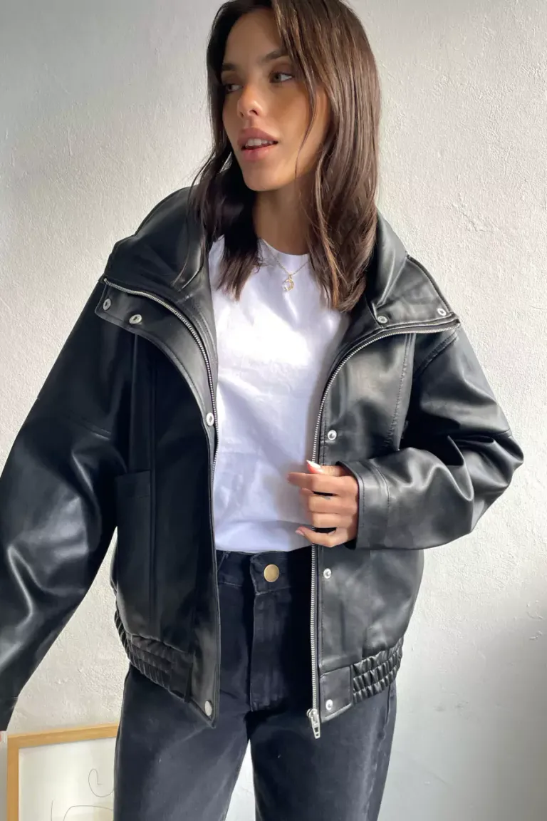 Campera Eco Cuero de Dasom en Chaquetas para argentina