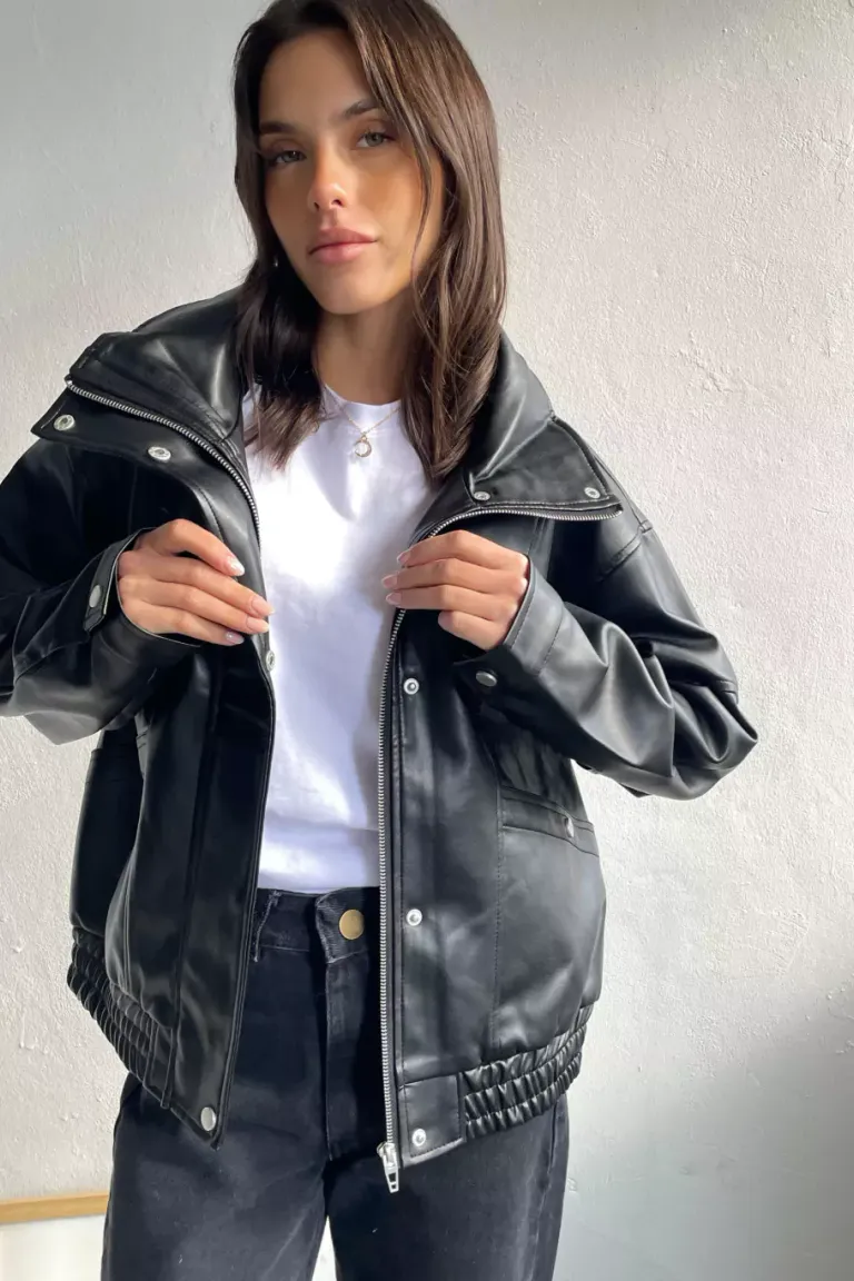 Campera Eco Cuero de Dasom en Chaquetas para argentina