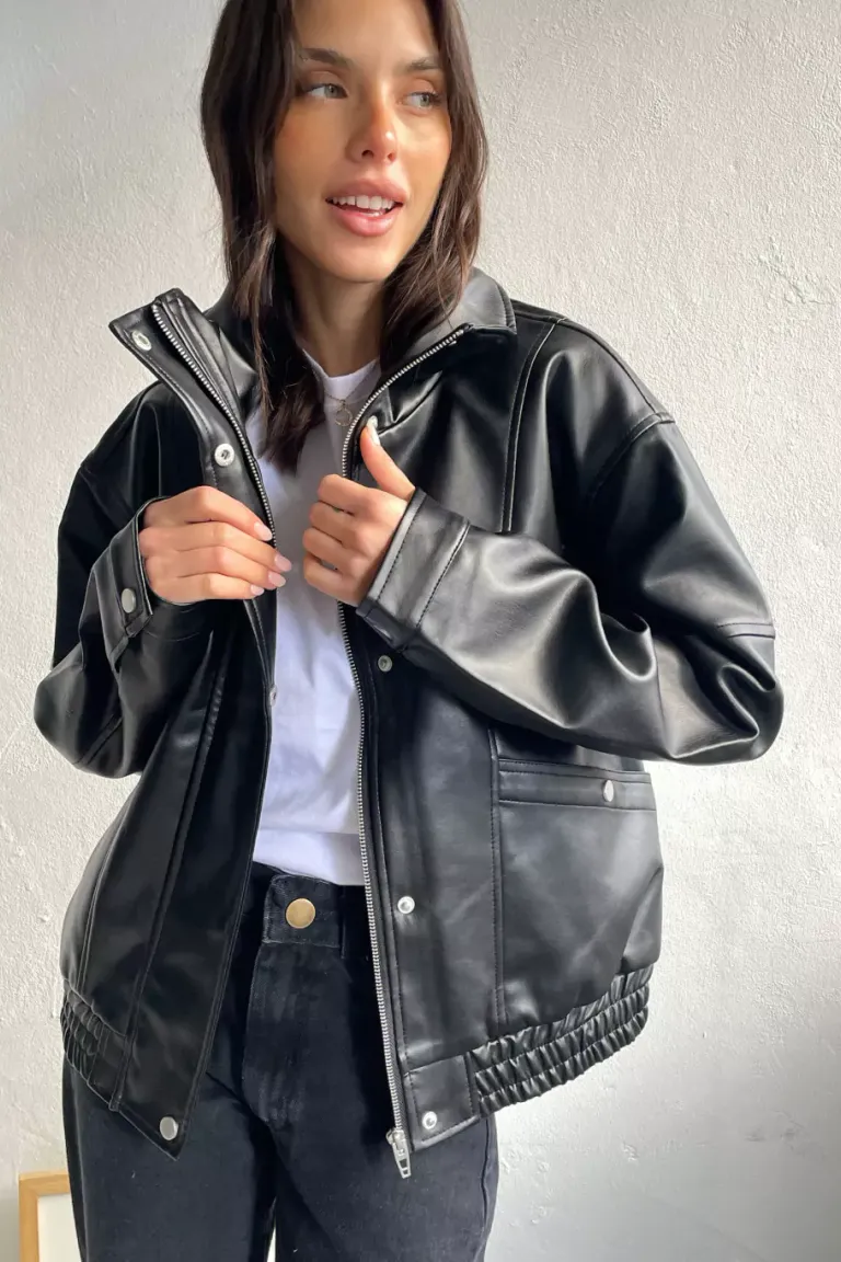 Campera Eco Cuero de Dasom en Chaquetas para argentina