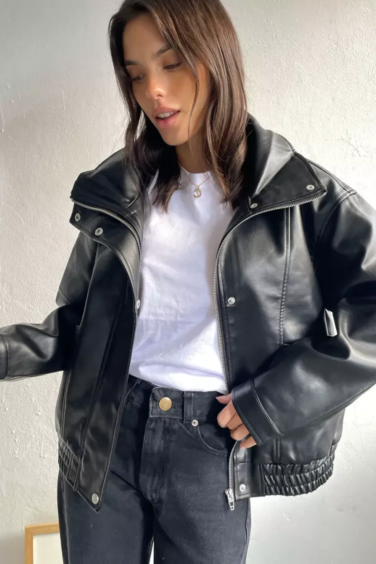 Campera Eco Cuero de Dasom en Chaquetas para argentina