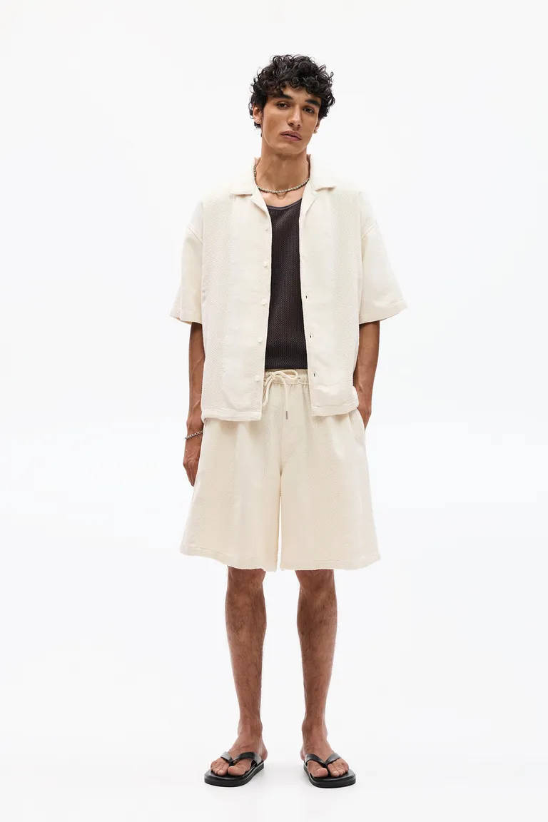Bermuda rayada texturizada de Pull&Bear en Bermudas y Shorts para argentina