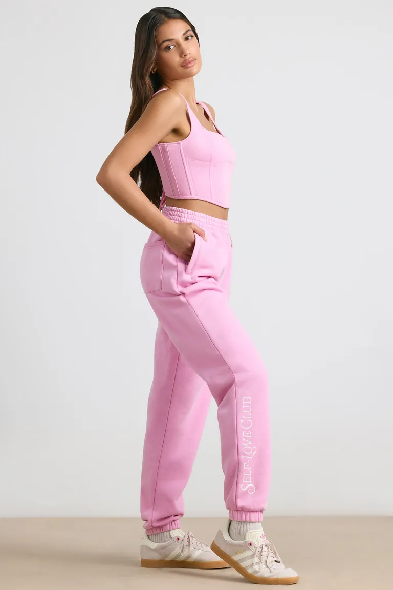 Joggers oversize rosa chicle de Oh Polly en Pantalones para argentina