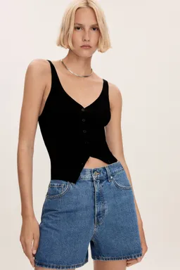Shorts jean tiro alto de Mango en Shorts para argentina