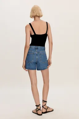 Shorts jean tiro alto de Mango en Shorts para argentina