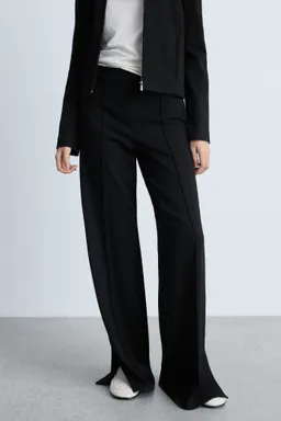 Pantalón wideleg bajo aberturas de Mango en Pantalones para argentina