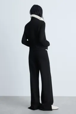 Pantalón wideleg bajo aberturas de Mango en Pantalones para argentina