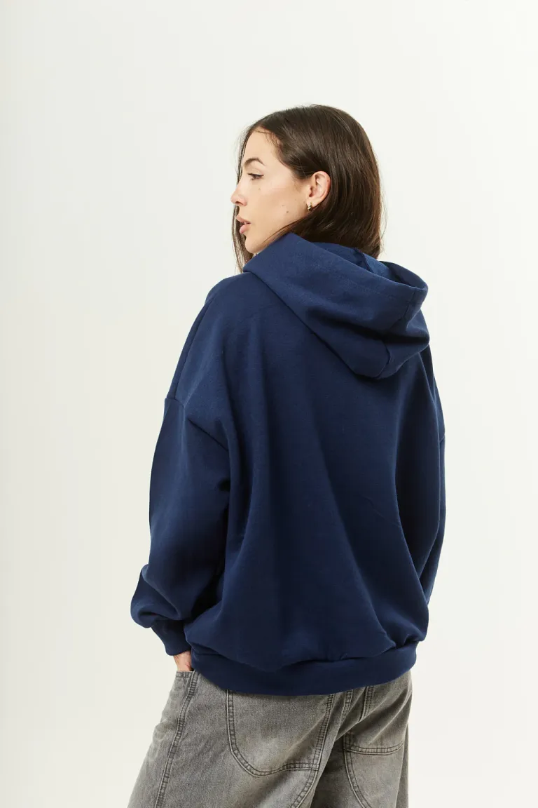 Buzo ancho de frisa con capucha para mujer de Belle en Buzos y Sweaters para argentina