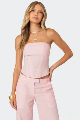 Corset lino arya de Edikted en Tops para argentina