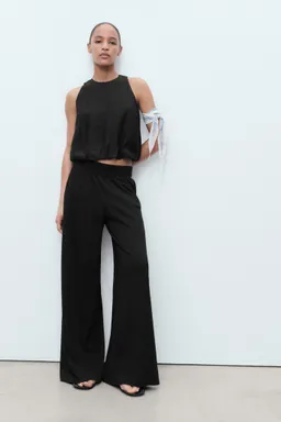 Pantalón recto punto fino de Mango en Pantalones para argentina
