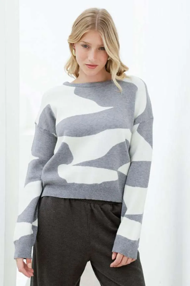 Suéter Elegante Jacquard de Hesed en Buzos y Sweaters para argentina