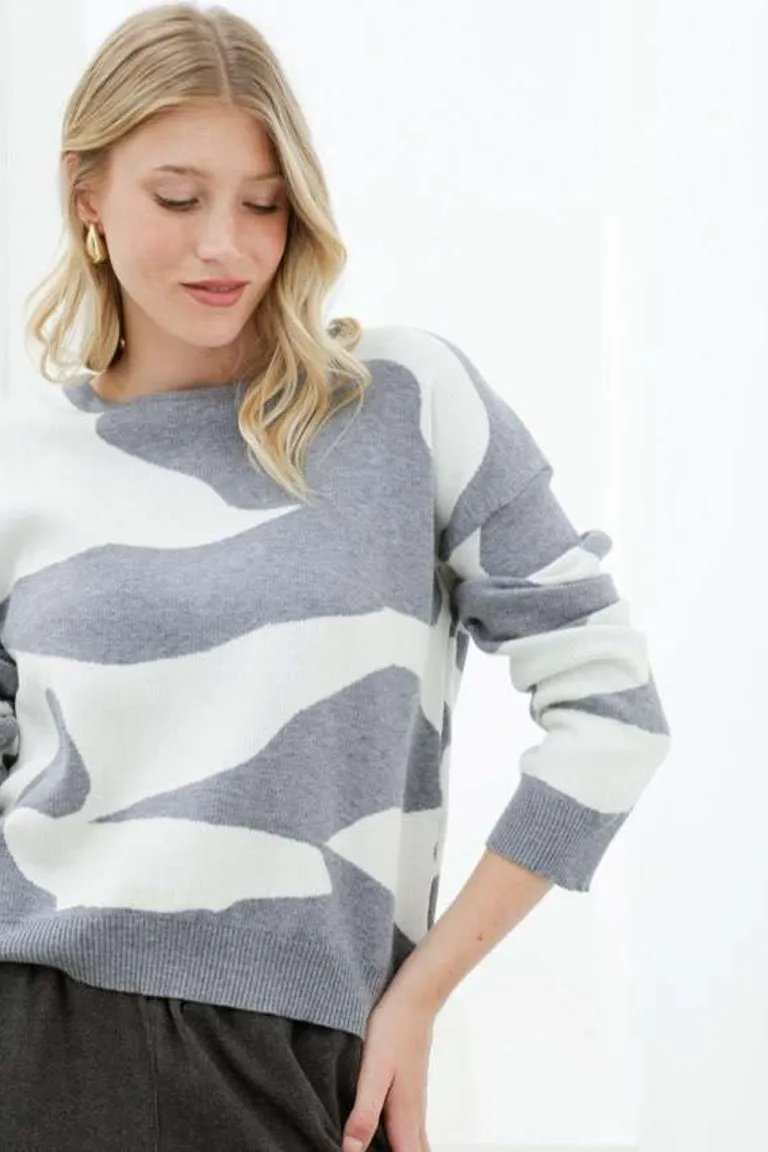 Suéter Elegante Jacquard de Hesed en Buzos y Sweaters para argentina