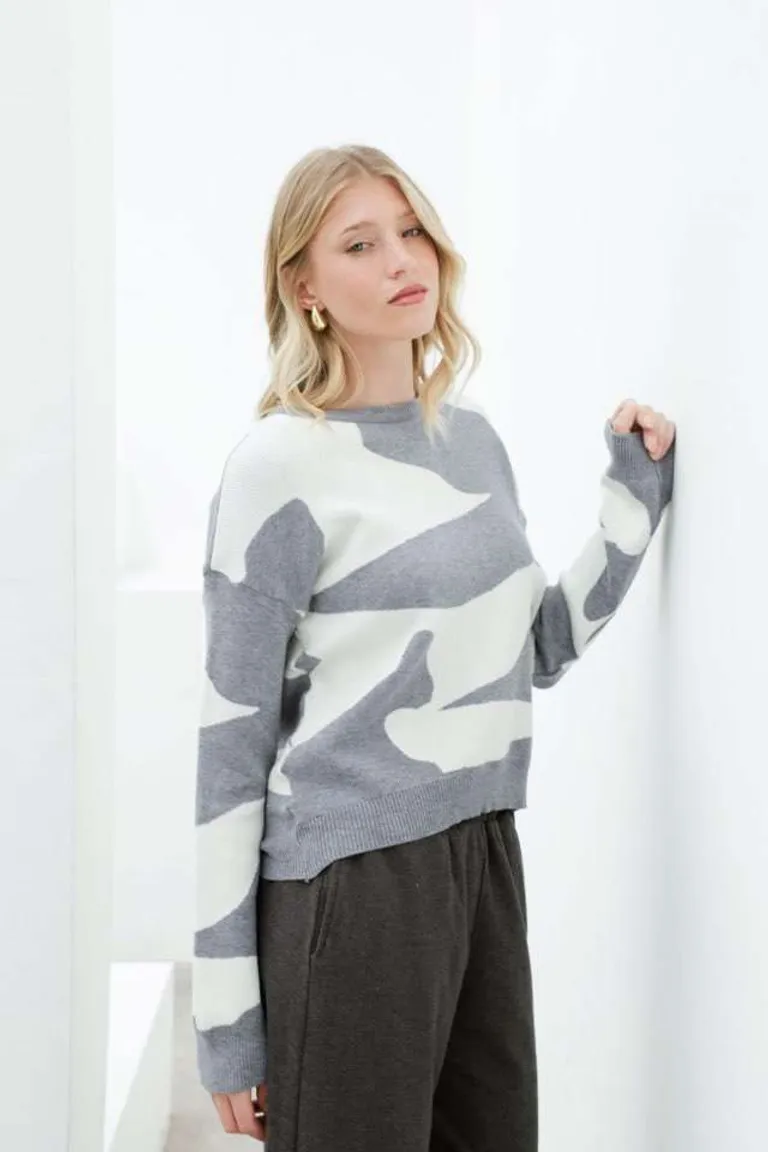 Suéter Elegante Jacquard de Hesed en Buzos y Sweaters para argentina