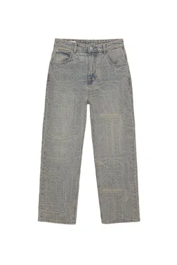 Jeans baggy jacquard de Pull&Bear en Pantalones para argentina