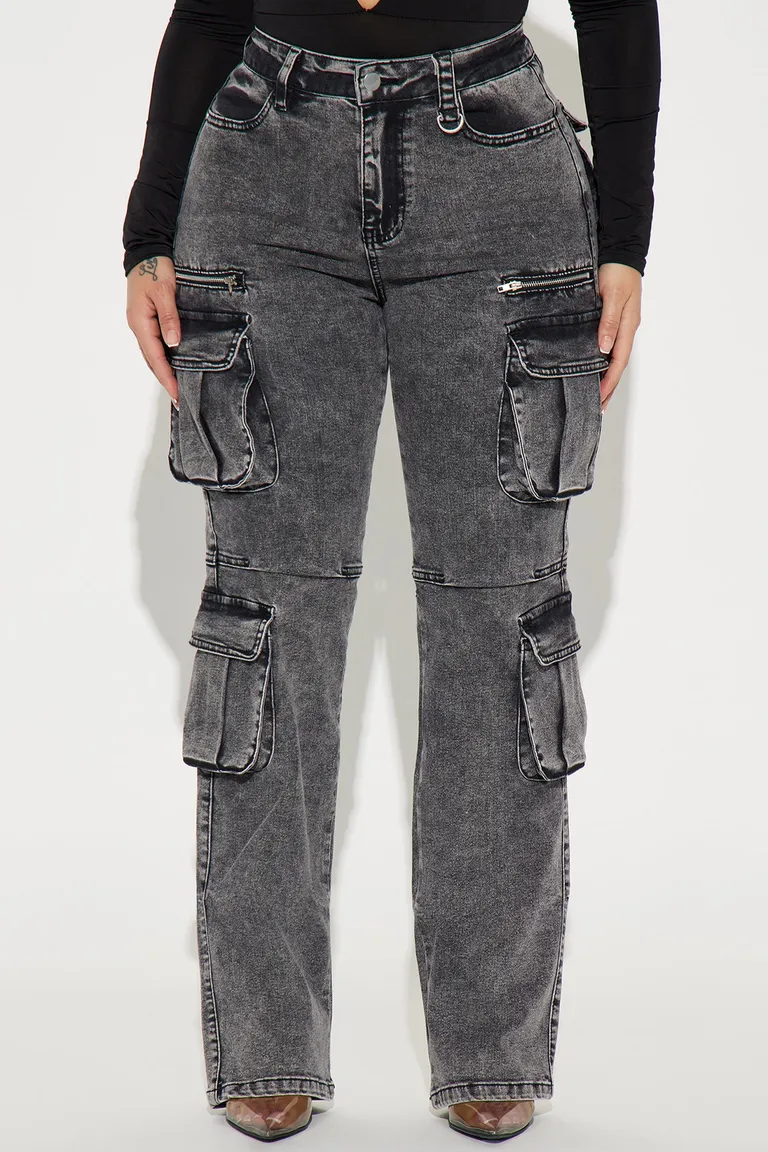 Jean cargo city streets elástico de Fashion Nova en Pantalones para argentina