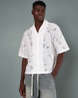 Camisa lujo manga corta botones de Sumwon en Camisas para argentina